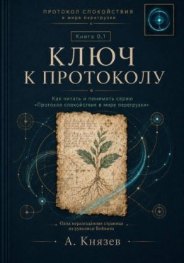 Обложка книги «Ключ к протоколу спокойствия в мире перегрузки книга 0.1»