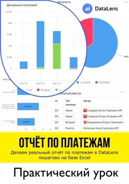 Отчет по платежам. Делаем реальный отчет по платежам в DataLens пошагово на базе Excel. Практический урок