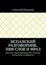 Испанский разговорник. 3000 слов и фраз. Русская транскрипция без знания испанского алфавита