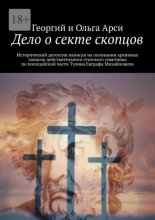 Дело о секте скопцов. Исторический детектив написан на основании архивных записок действительного статского советника по полицейской части Тулина Евграфа Михайловича